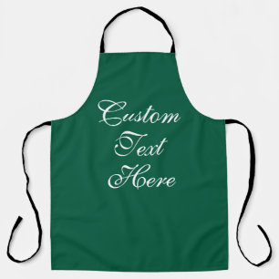 Create Your Own Personalised Chef Apron Golf Theme