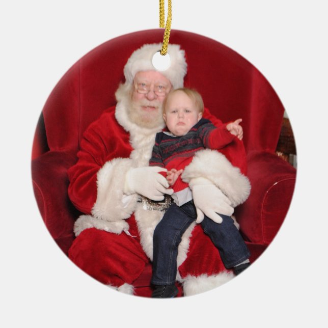 Create your own Personalised Christmas Ornament (Front)