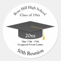 Create Your Own Personalised Class Reunion Sticker