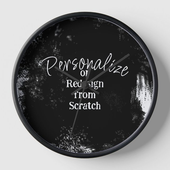 Create Your Own Personalised Clock (Front)