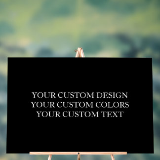 Create Your Own Personalised Custom Acrylic Sign