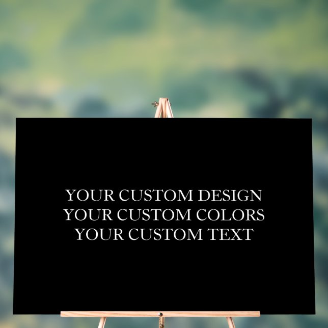 Create Your Own Personalised Custom Acrylic Sign (Neutral)