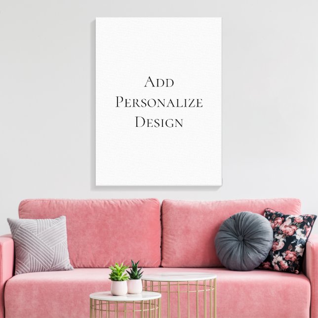 Create Your Own Personalised Custom  Canvas Print (Insitu(LivingRoom))