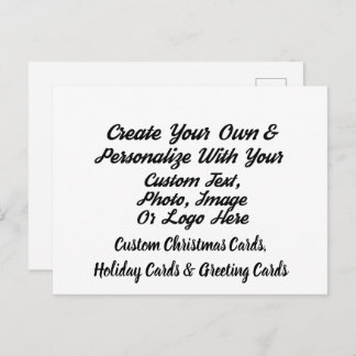 Create Your Own Personalised Custom Christmas Card