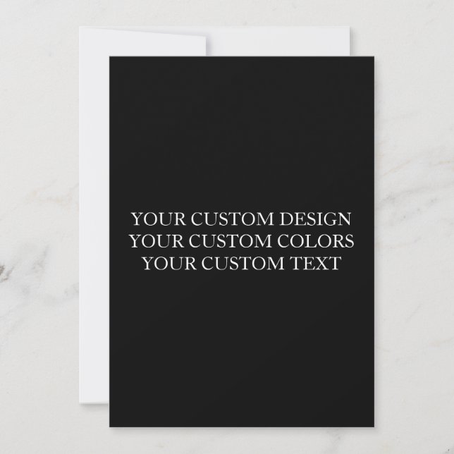 Create Your Own Personalised Custom Invitation (Front)