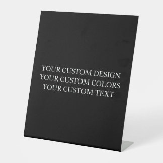 Create Your Own Personalised Custom Pedestal Sign