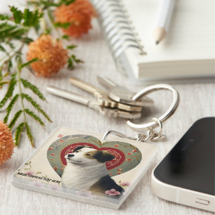 Create Your Own Personalised Custom Pet Photo Text Key Ring