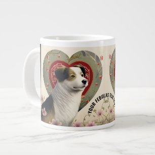 Create Your Own Personalised Custom Pet Photo Text Large Coffee Mug