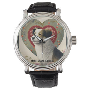 Create Your Own Personalised Custom Pet Photo Text Watch