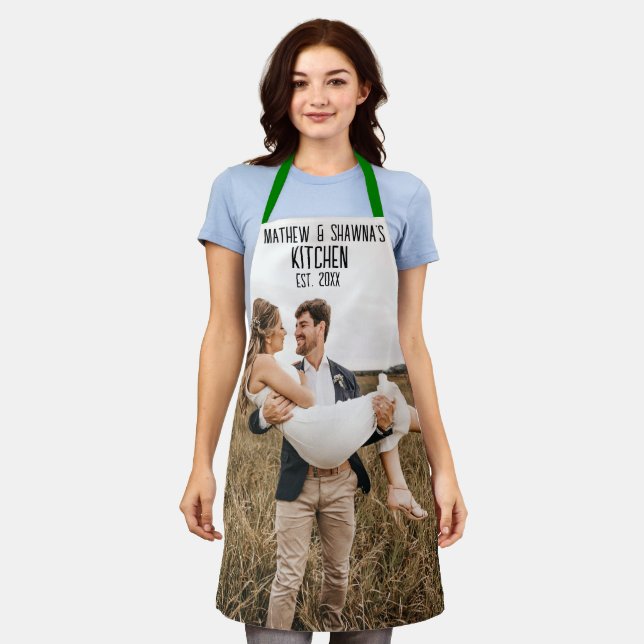 Create Your Own Personalised Custom Photo Apron (Worn)