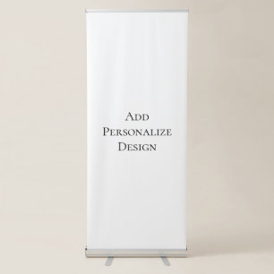 Create Your Own Personalised Custom  Retractable Banner