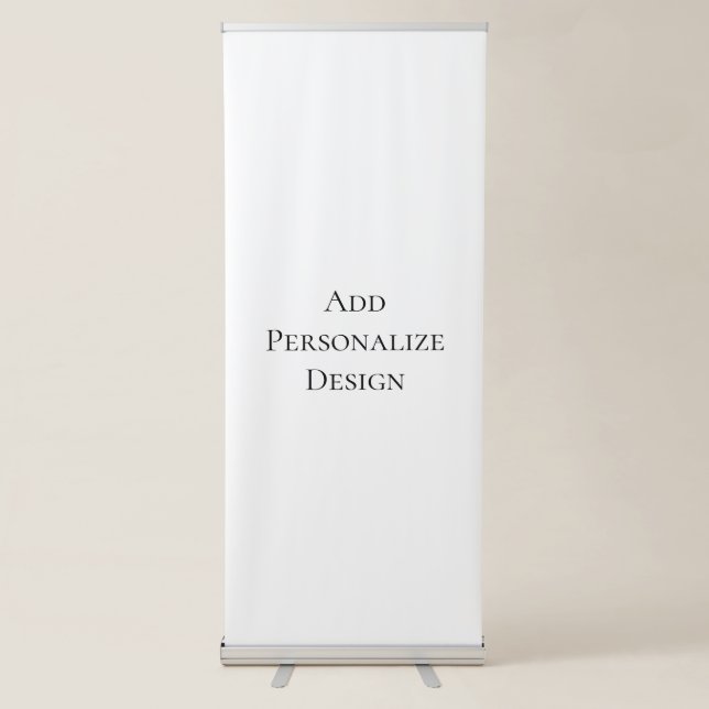 Create Your Own Personalised Custom  Retractable Banner (Front)