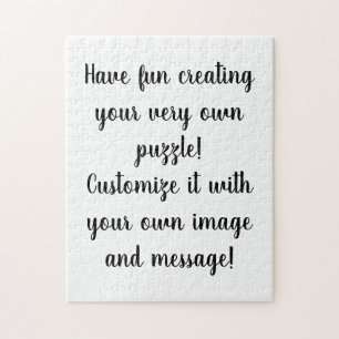 Create Your Own Personalised Customised  Jigsaw Puzzle