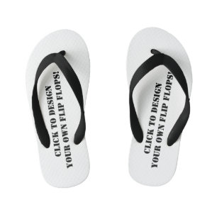 Create Your Own Personalised Customised Kid's Flip Flops
