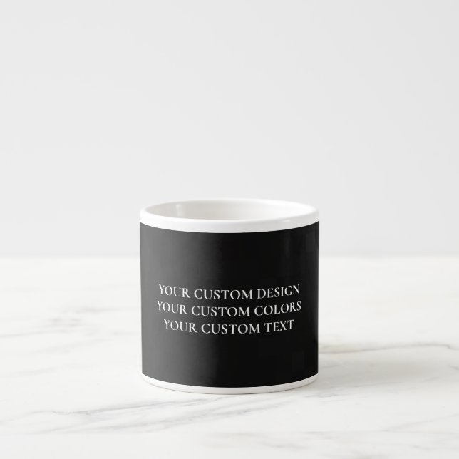 Create Your Own Personalised Espresso Cup (Front)