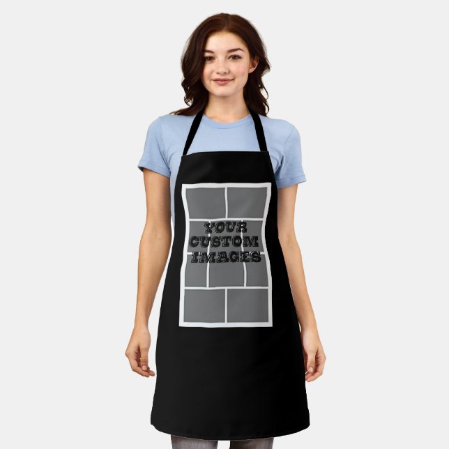 Create Your Own Personalised Family Photo Collage Apron (Worn)