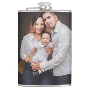 Create Your Own Personalised Family Photo Custom Hip Flask