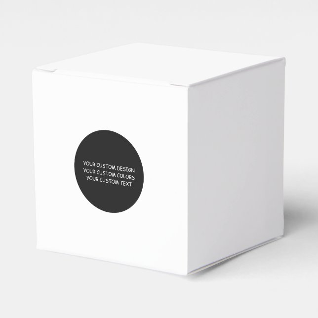 Create Your Own Personalised Favour Box (Front Side)