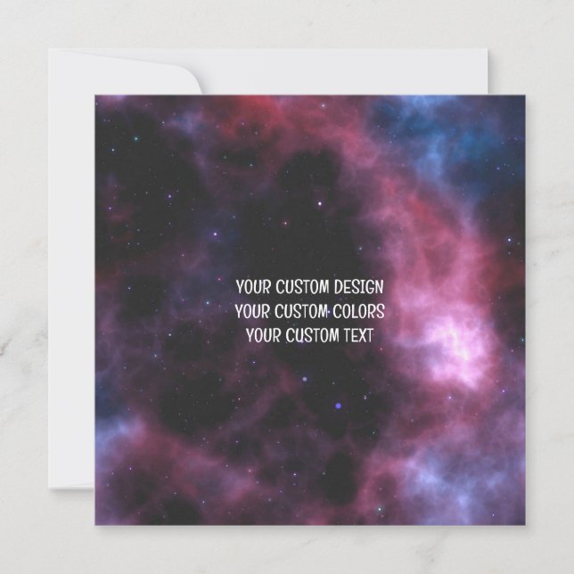 Create Your Own Personalised Flat Card (Front)