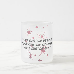 Create Your Own Personalised Frosted Glass Coffee Mug