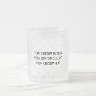 Create Your Own Personalised Frosted Glass Coffee Mug