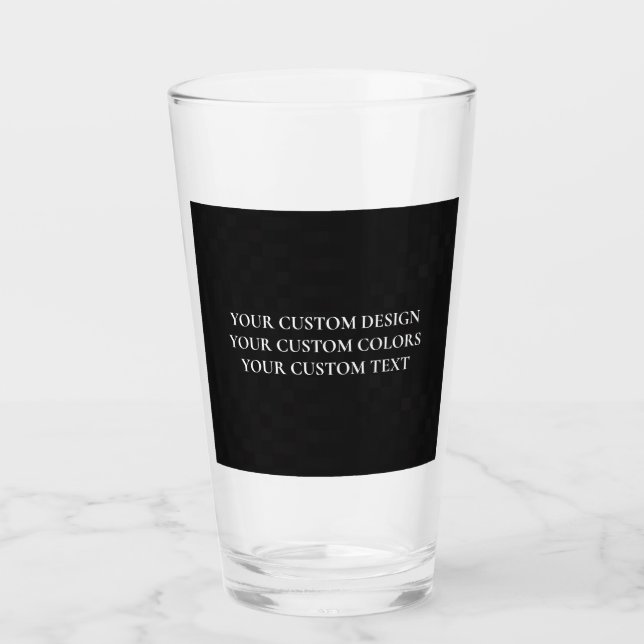 Create Your Own Personalised Glass (Front)