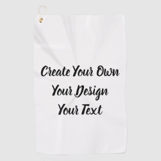 Create Your Own Personalised Golf Towel