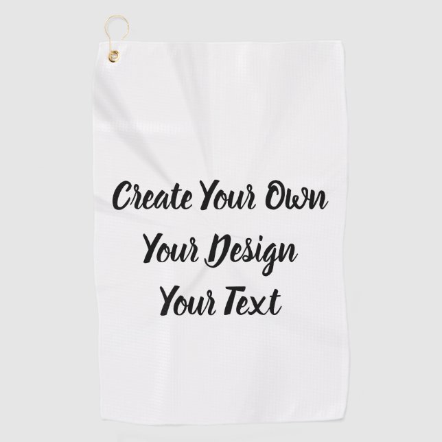 Create Your Own Personalised Golf Towel (Front)