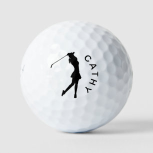 Create Your Own Personalised Golfer Logo Name Golf Balls