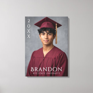 Create Your Own Personalised Graduation Photo  Canvas Print
