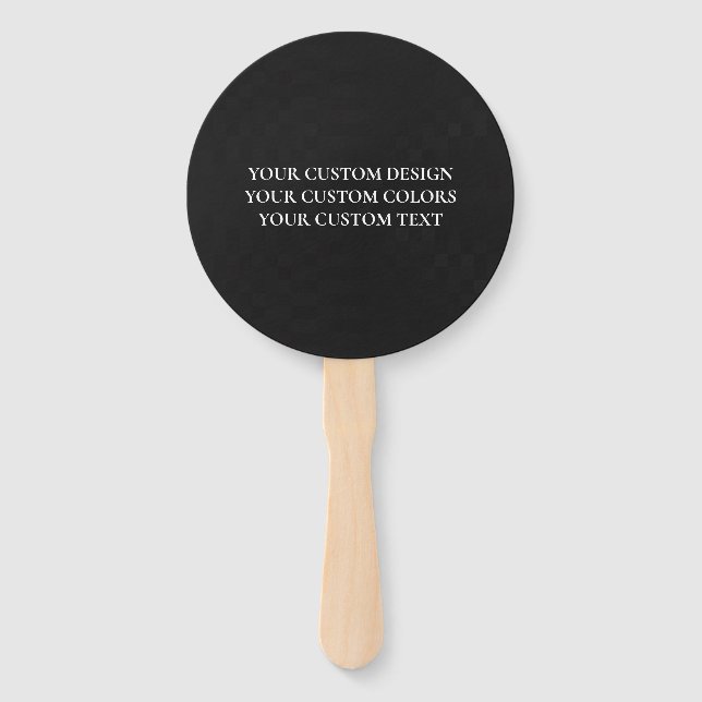 Create Your Own Personalised Hand Fan (Front)