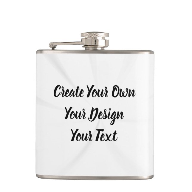 Create Your Own Personalised Hip Flask (Front)