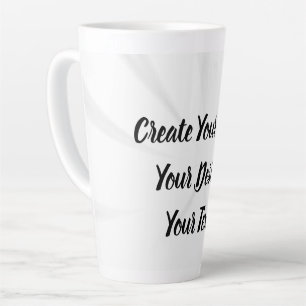 Create Your Own Personalised Latte Mug