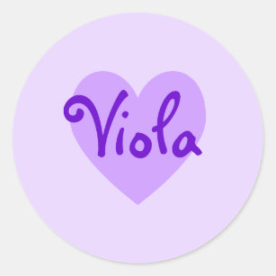 Create Your Own Personalised Light Purple Heart Classic Round Sticker