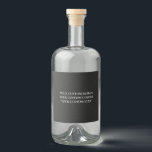 Create Your Own Personalised Liquor Bottle Label<br><div class="desc">Customise this product by adding your own images and text and choosing your favourite fonts and colours. Visit Aviary Art on Zazzle to view our entire collection of easy to personalise,  high quality products!</div>