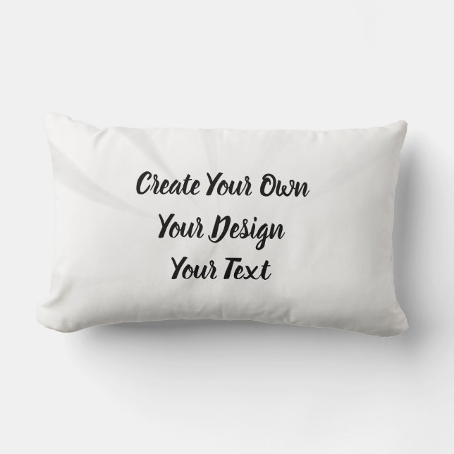 Create Your Own Personalised Lumbar Cushion (Front)