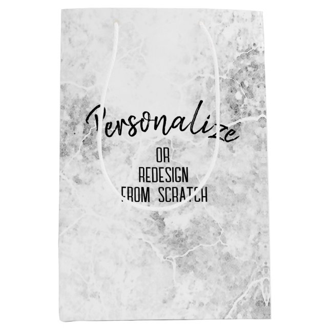 Create Your Own Personalised Medium Gift Bag (Front)