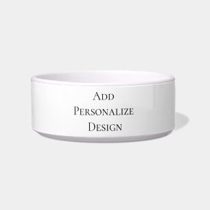 Create Your Own Personalised Medium Pet Bowl