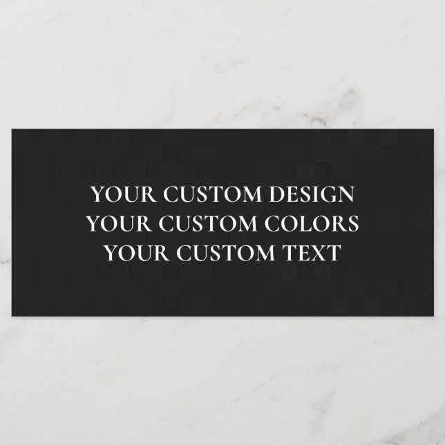 Create Your Own Personalised Menu (Front)