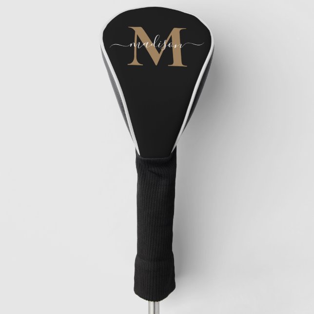 Create Your Own Personalised Monogram Golf Head Cover (Front)