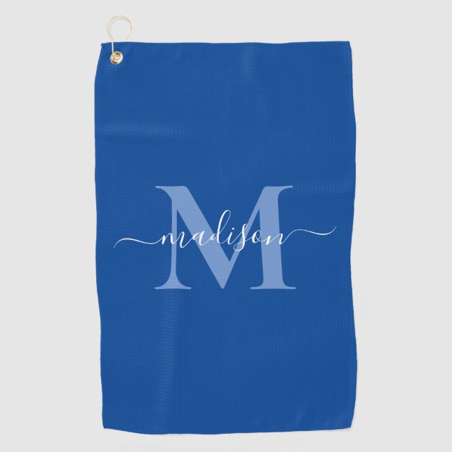 Create Your Own Personalised Monogram Golf Towel (Front)