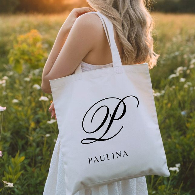 Create Your Own Personalised Monogram Tote Bag (Creator Uploaded)