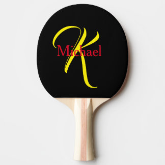 Create Your Own Personalised Monogrammed Ping Pong Paddle