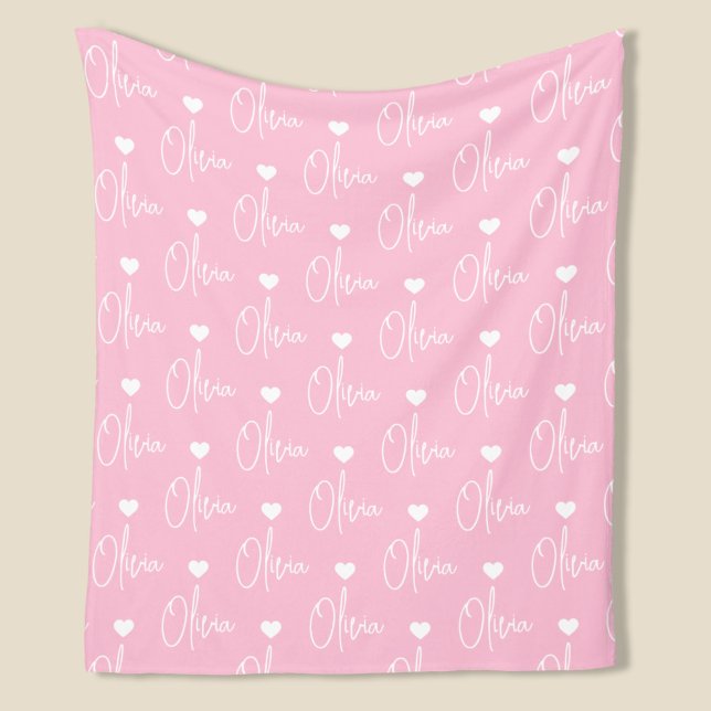 Create Your Own Personalised Name Blanket (Creator Uploaded)