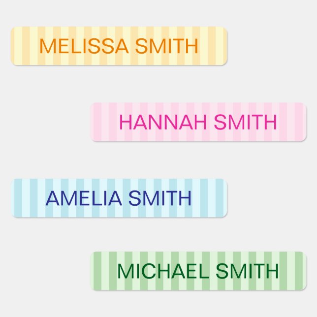 Create Your Own Personalised Name Colour Coded (Group)
