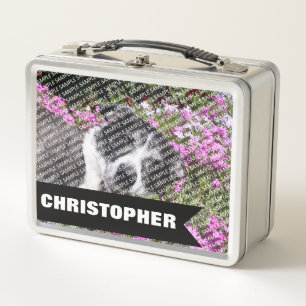 Create Your Own Personalised Name & Photo Metal Lunch Box