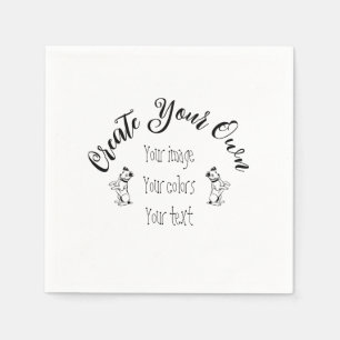 Create Your Own Personalised Napkin