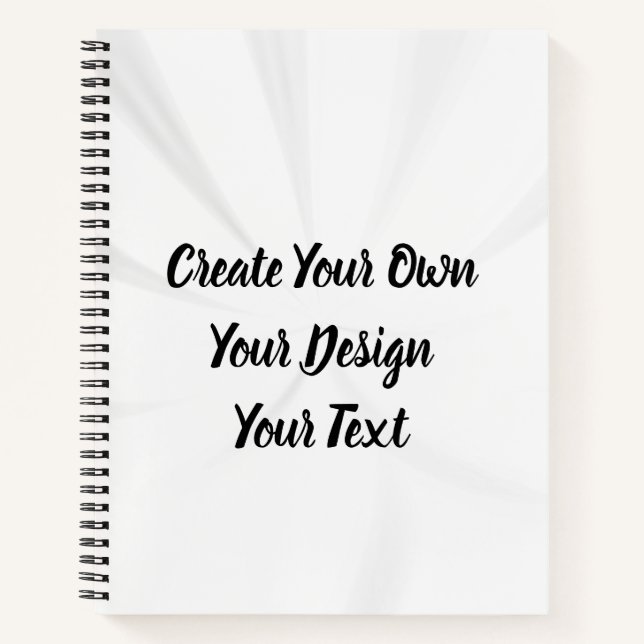 Create Your Own Personalised Notebook (Front)