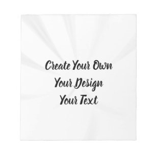 Create Your Own Personalised Notepad
