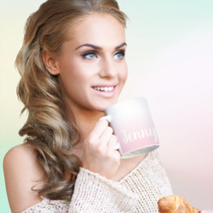 Create Your Own Personalised Ombre Coffee Mug